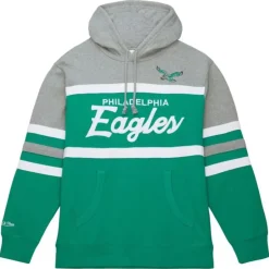 Apparel Mitchell & Ness Hoodies & Sweatshirts-Head Coach Hoodie Philadelphia Eagles
