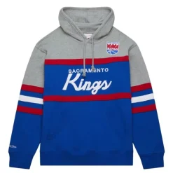 Apparel Mitchell & Ness Hoodies & Sweatshirts-Head Coach Hoodie Sacramento Kings