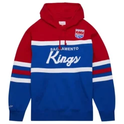 Apparel Mitchell & Ness Hoodies & Sweatshirts-Head Coach Hoodie Sacramento Kings