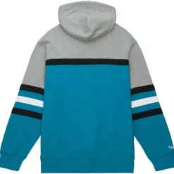 Apparel Mitchell & Ness Hoodies & Sweatshirts-Head Coach Hoodie San Jose Sharks