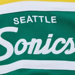 Apparel Mitchell & Ness Hoodies & Sweatshirts-Head Coach Hoodie Seattle Supersonics