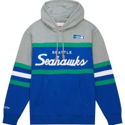 Apparel Mitchell & Ness Hoodies & Sweatshirts-Head Coach Hoodie Seattle Seahawks