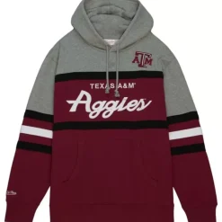 Apparel Mitchell & Ness Hoodies & Sweatshirts-Head Coach Hoodie Texas A&M University