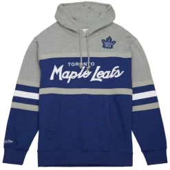 Apparel Mitchell & Ness Hoodies & Sweatshirts-Head Coach Hoodie Toronto Maple Leafs