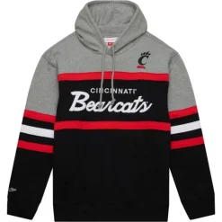 Apparel Mitchell & Ness Hoodies & Sweatshirts-Head Coach Hoodie University Of Cincinnati