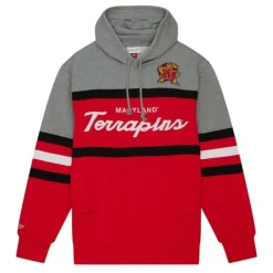 Apparel Mitchell & Ness Hoodies & Sweatshirts-Head Coach Hoodie University Of Maryland