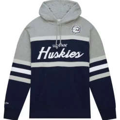 Apparel Mitchell & Ness Hoodies & Sweatshirts-Head Coach Hoodie University Of Connecticut