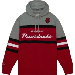 Apparel Mitchell & Ness Hoodies & Sweatshirts-Head Coach Hoodie University Of Arkansas