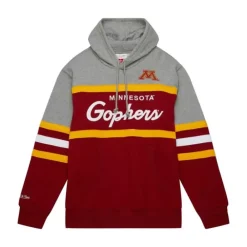 Apparel Mitchell & Ness Hoodies & Sweatshirts-Head Coach Hoodie University Of Minnesota
