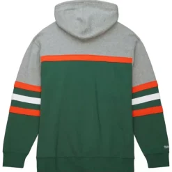 Apparel Mitchell & Ness Hoodies & Sweatshirts-Head Coach Hoodie University Of Miami
