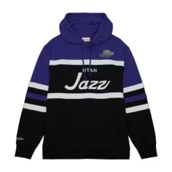 Apparel Mitchell & Ness Hoodies & Sweatshirts-Head Coach Hoodie Utah Jazz