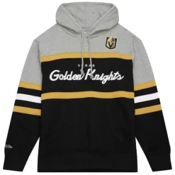 Apparel Mitchell & Ness Hoodies & Sweatshirts-Head Coach Hoodie Vegas Golden Knights
