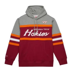 Apparel Mitchell & Ness Hoodies & Sweatshirts-Head Coach Hoodie Virginia Tech