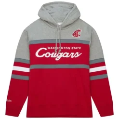 Apparel Mitchell & Ness Hoodies & Sweatshirts-Head Coach Hoodie Washington State University