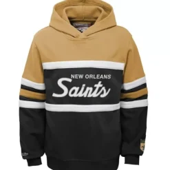 Apparel Mitchell & Ness Big Kids-Head Coach Hoody New Orleans Saints