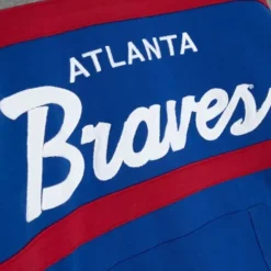 Apparel Mitchell & Ness Hoodies & Sweatshirts-Headcoach Hoody Atlanta Braves