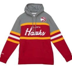 Apparel Mitchell & Ness Hoodies & Sweatshirts-Headcoach Hoody Atlanta Hawks