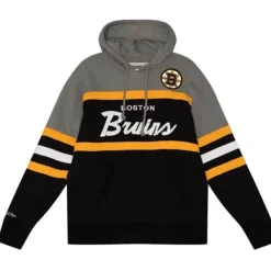 Apparel Mitchell & Ness Hoodies & Sweatshirts-Headcoach Hoody Boston Bruins