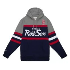 Apparel Mitchell & Ness Hoodies & Sweatshirts-Headcoach Hoody Boston Red Sox