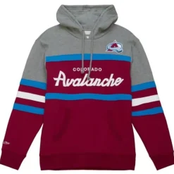 Apparel Mitchell & Ness Hoodies & Sweatshirts-Headcoach Hoody Colorado Avalanche