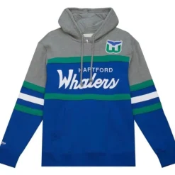 Apparel Mitchell & Ness Hoodies & Sweatshirts-Headcoach Hoody Hartford Whalers