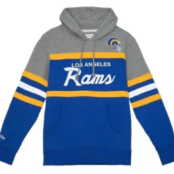 Apparel Mitchell & Ness Hoodies & Sweatshirts-Headcoach Hoody Los Angeles Rams