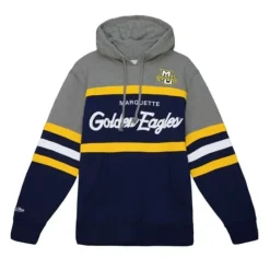 Apparel Mitchell & Ness Hoodies & Sweatshirts-Headcoach Hoody Marquette University