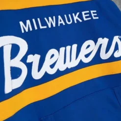 Apparel Mitchell & Ness Hoodies & Sweatshirts-Headcoach Hoody Milwaukee Brewers