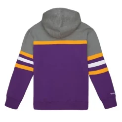 Apparel Mitchell & Ness Hoodies & Sweatshirts-Headcoach Hoody Minnesota Vikings