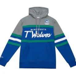 Apparel Mitchell & Ness Hoodies & Sweatshirts-Headcoach Hoody Minnesota Timberwolves