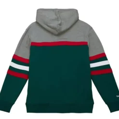Apparel Mitchell & Ness Hoodies & Sweatshirts-Headcoach Hoody Minnesota Wild