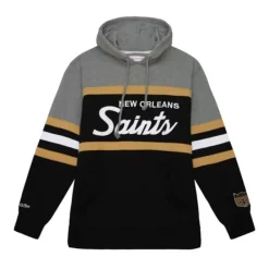 Apparel Mitchell & Ness Hoodies & Sweatshirts-Headcoach Hoody New Orleans Saints
