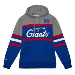 Apparel Mitchell & Ness Hoodies & Sweatshirts-Headcoach Hoody New York Giants