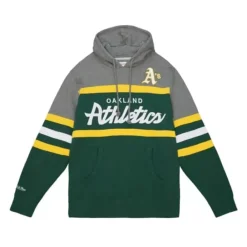 Apparel Mitchell & Ness Hoodies & Sweatshirts-Headcoach Hoody Oakland Athletics
