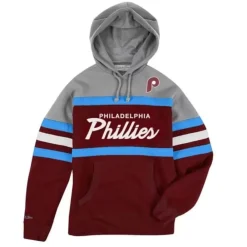 Apparel Mitchell & Ness Hoodies & Sweatshirts-Headcoach Hoody Philadelphia Phillies