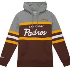 Apparel Mitchell & Ness Hoodies & Sweatshirts-Headcoach Hoody San Diego Padres