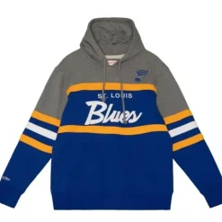 Apparel Mitchell & Ness Hoodies & Sweatshirts-Headcoach Hoody St. Louis Blues