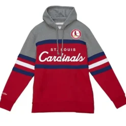 Apparel Mitchell & Ness Hoodies & Sweatshirts-Headcoach Hoody St. Louis Cardinals