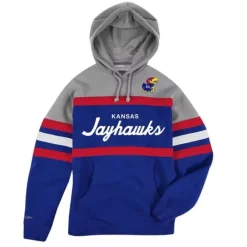 Apparel Mitchell & Ness Hoodies & Sweatshirts-Headcoach Hoody University Of Kansas