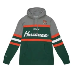 Apparel Mitchell & Ness Hoodies & Sweatshirts-Headcoach Hoody University Of Miami
