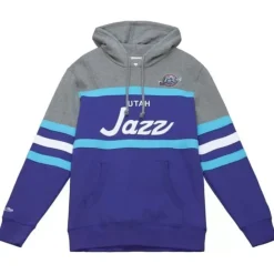 Apparel Mitchell & Ness Hoodies & Sweatshirts-Headcoach Hoody Utah Jazz