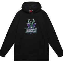 Apparel Mitchell & Ness Hoodies & Sweatshirts-Heavyweight Fleece Hoodie Milwaukee Bucks