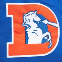 Apparel Mitchell & Ness Jackets & Outerwear-Heavyweight Satin Jacket Denver Broncos