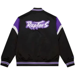 Apparel Mitchell & Ness Jackets & Outerwear-Heavyweight Satin Jacket Toronto Raptors