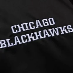 Apparel Mitchell & Ness Jackets & Outerwear-Heavyweight Satin Jacket Chicago Blackhawks