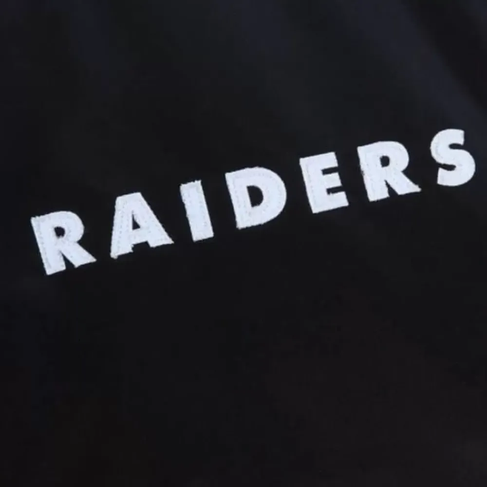 Apparel Mitchell & Ness Jackets & Outerwear-Heavyweight Satin Jacket Oakland Raiders