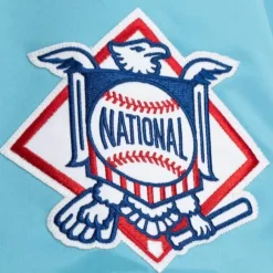 Apparel Mitchell & Ness Jackets & Outerwear-Heavyweight Satin Jacket Milwaukee Brewers