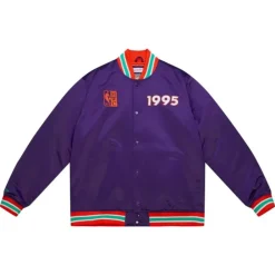 Apparel Mitchell & Ness Jackets & Outerwear-Heavyweight Satin Jacket Update All Star 1995