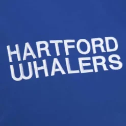 Apparel Mitchell & Ness Jackets & Outerwear-Heavyweight Satin Jacket Hartford Whalers