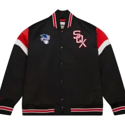 Apparel Mitchell & Ness Jackets & Outerwear-Heavyweight Satin Jacket Chicago White Sox